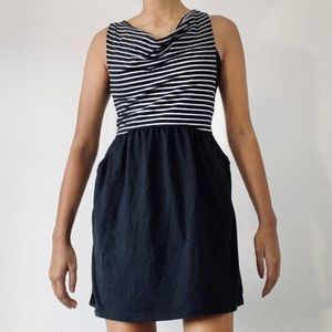 Roxy: Striped apron dress
